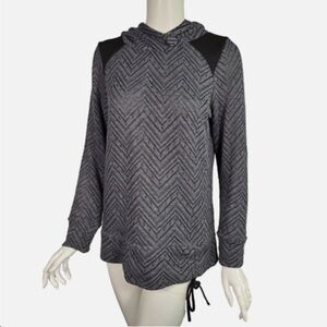 Prana Leland Black and Gray Chevron Women's